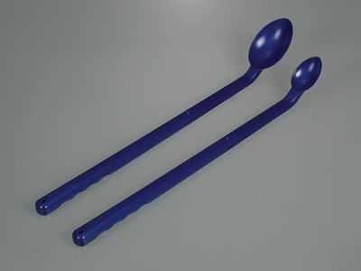 Detectable spoon, long handle, blue, 5 ml & 20 ml