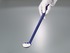 Detectable spoon, long handle, blue, application