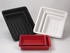 Assortment photographic trays, deep form with ribs on bottom