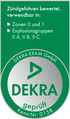 Dekra-Zertifikat für Handseilspule EX mit Erdungskabel