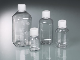 Laboratory bottles PET sterile