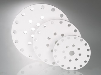 Perforated plates for desiccator, assortment