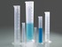 Cylindre de mesure en PP avec graduations bleues, assortiment