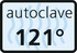 Autoclavable up to max. 121 °C 20 min.