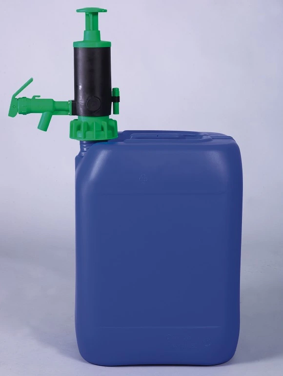 PumpMaster Kanisterpumpe für Säuren und chemische Flüssigkeiten