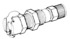 Schnellverschluss- Kupplungen NW 3,2 mm, Mutterteile, für Plattenmontage mit Schlauchverschraubung Zeichnung