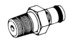 Schnellverschluss- Kupplungen NW 3,2 mm, Vaterteile, Schlauchnippel mit Außengewinde Zeichnung