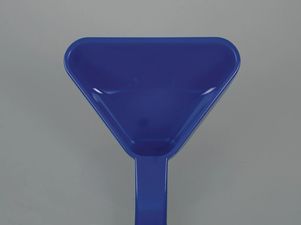 Embudo de cocina de plástico azul con mango práctico extra largo, fácil de  transferir sustancias líquidas o de grano fino a recipientes