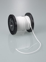 Stainless steel lowering cable, PTFE-coated