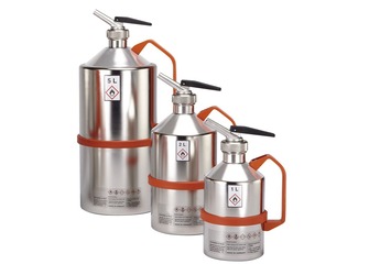 Safety cans made of stainless steel