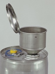 Safety funnel made of stainless steel
