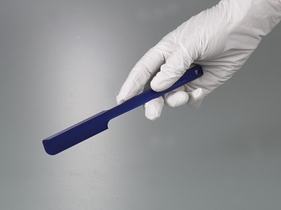 Palette knife spatula, detectable, blue