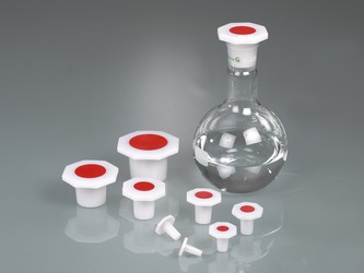 Пробки из ПЭ для стандартных шлифовых соединений стеклянной посуды, ассортиме́нт