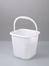 Four-sided bucket without lid