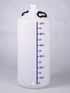 Storage bottle with threaded connector 60 l
