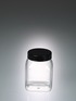 Wide-necked boxes, square shaped, PETG crystal clear, 500 ml